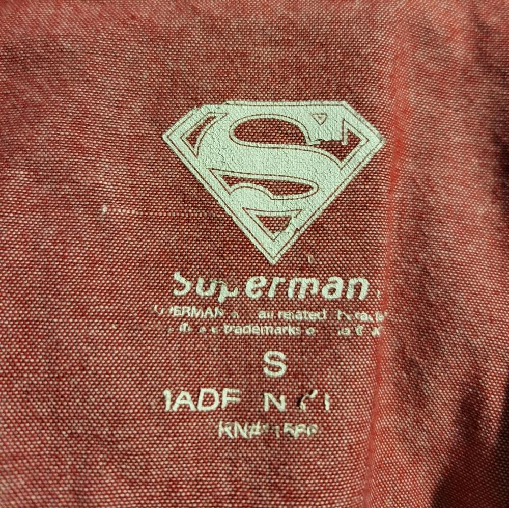 Superman Short Sleeved Button Up Patterned Shirt - image 5